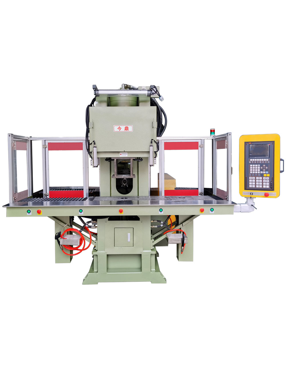JC-650DM双滑板C型立式注塑机