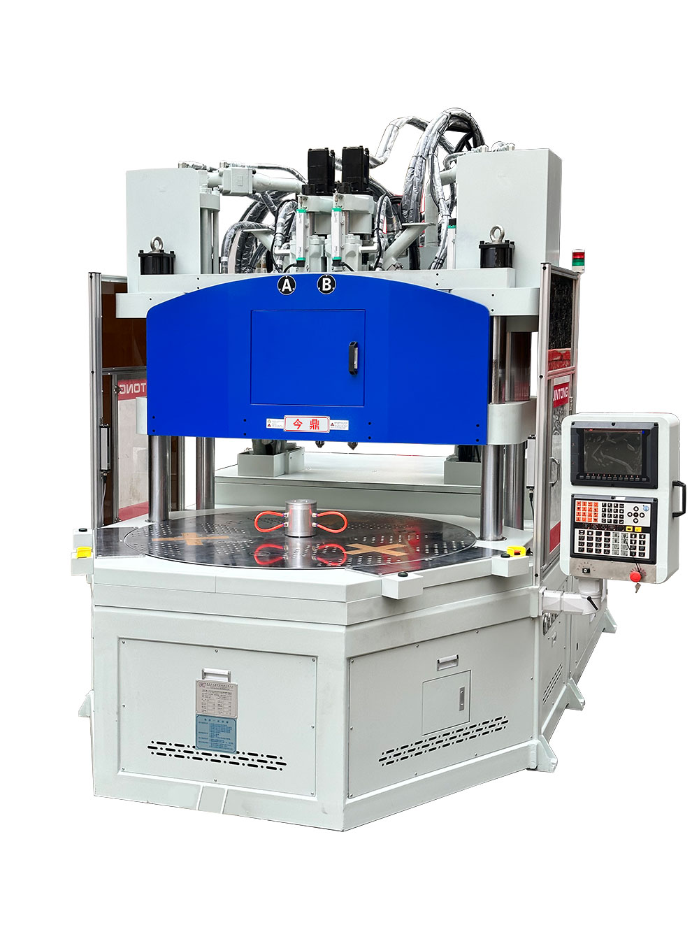 JTTD-1200-2V3R（低工位、双色）立式注塑机